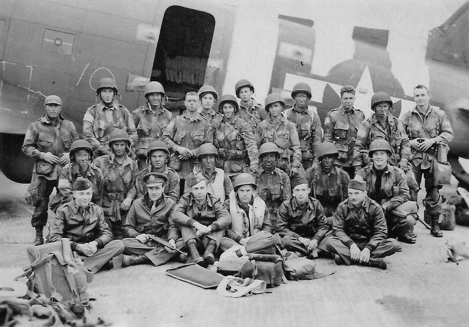 Paratroopers boarding C-47