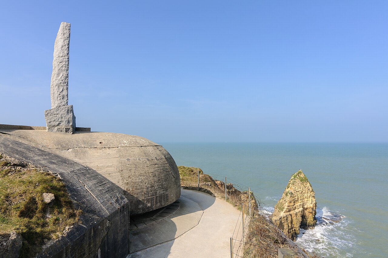Pointe du Hoc cliffs