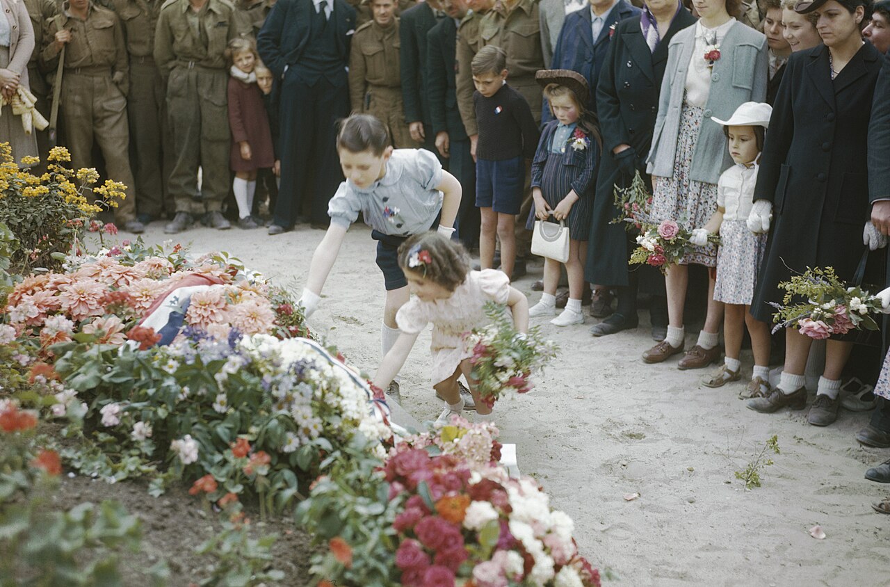 French civilians liberated